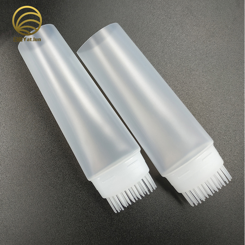 100ml 150ml cosmetic plastic empty massage scalp tube hair dye oval packaging tube