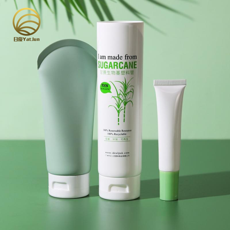 Sugarcane material empty tube for cosmetic skincare packaging