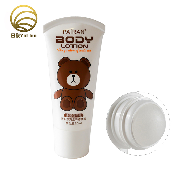 Deodorant empty packaging cosmetic plastic tube with plastic roller ball for Antiperspirant 