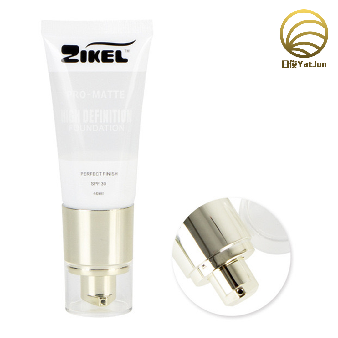 40ml PE Tube Sunscreen with Airless Pump Dispenser - Cosmetic Packaging- SPF30/50
