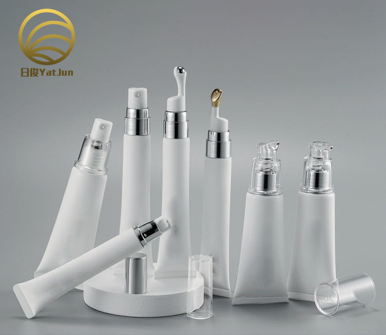 10ml & 15ml Airless Eye Cream Tube with Metal Applicator – Anti-Leak, Refillable Cosmetic Packaging
