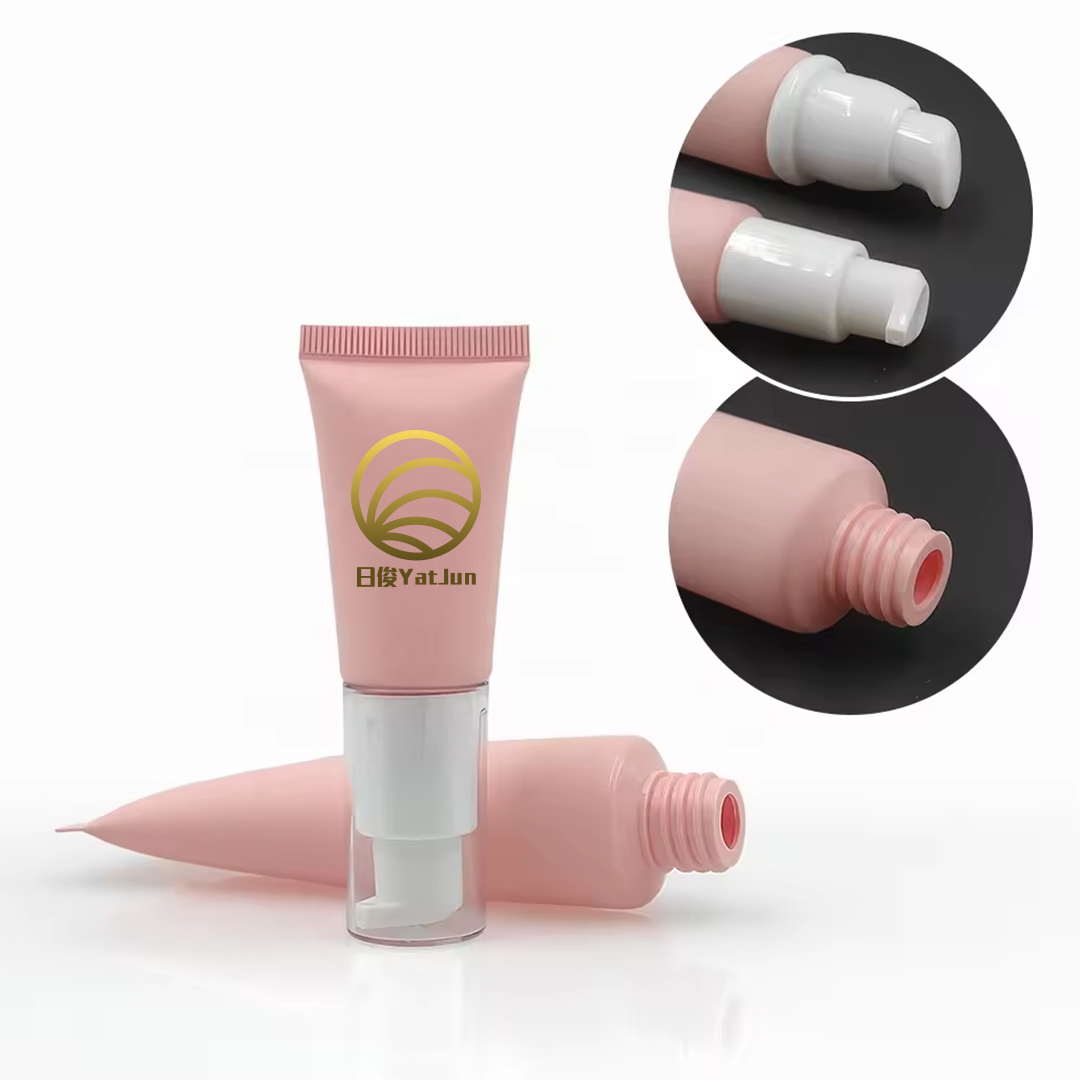 Airless Pump Foundation Tube – 30ml/50ml Refillable Cosmetic Packaging for Skincare & Liquid Makeup 