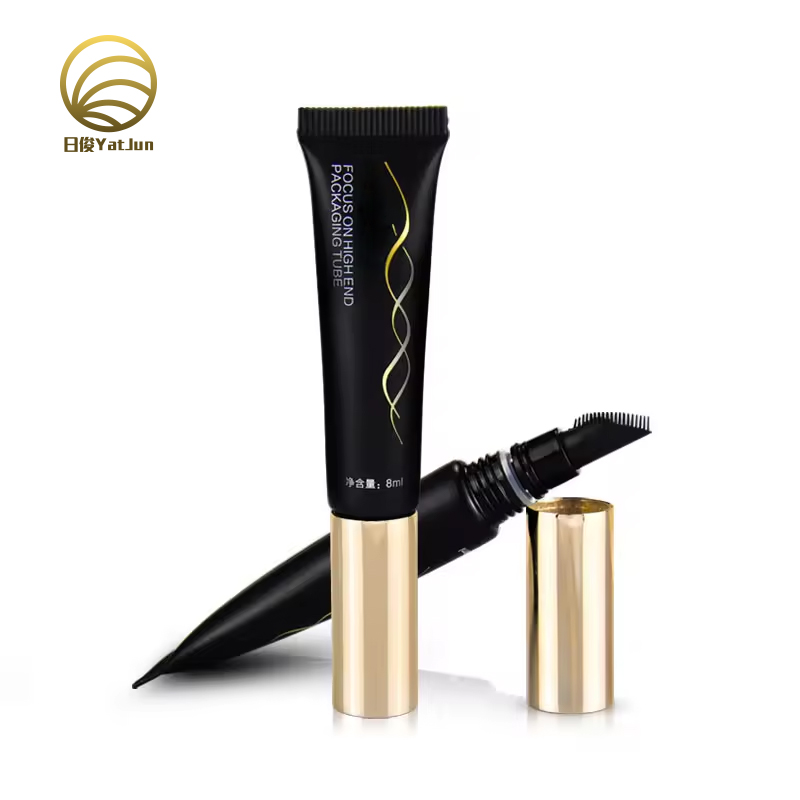 15ml High-Quality PE Cosmetic Tube – Eyebrow Gel Brush Applicator with Precision Tip | Refillable