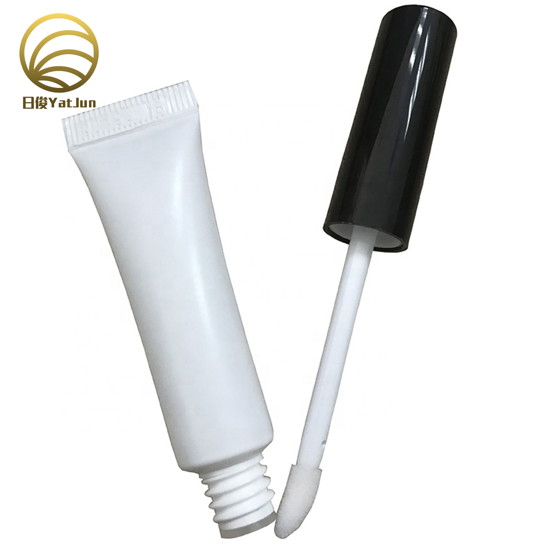 10ml Lip Balm Container Cosmetic Tubes Custom Lip Stick Soft Tube Plastic Packaging with Wands