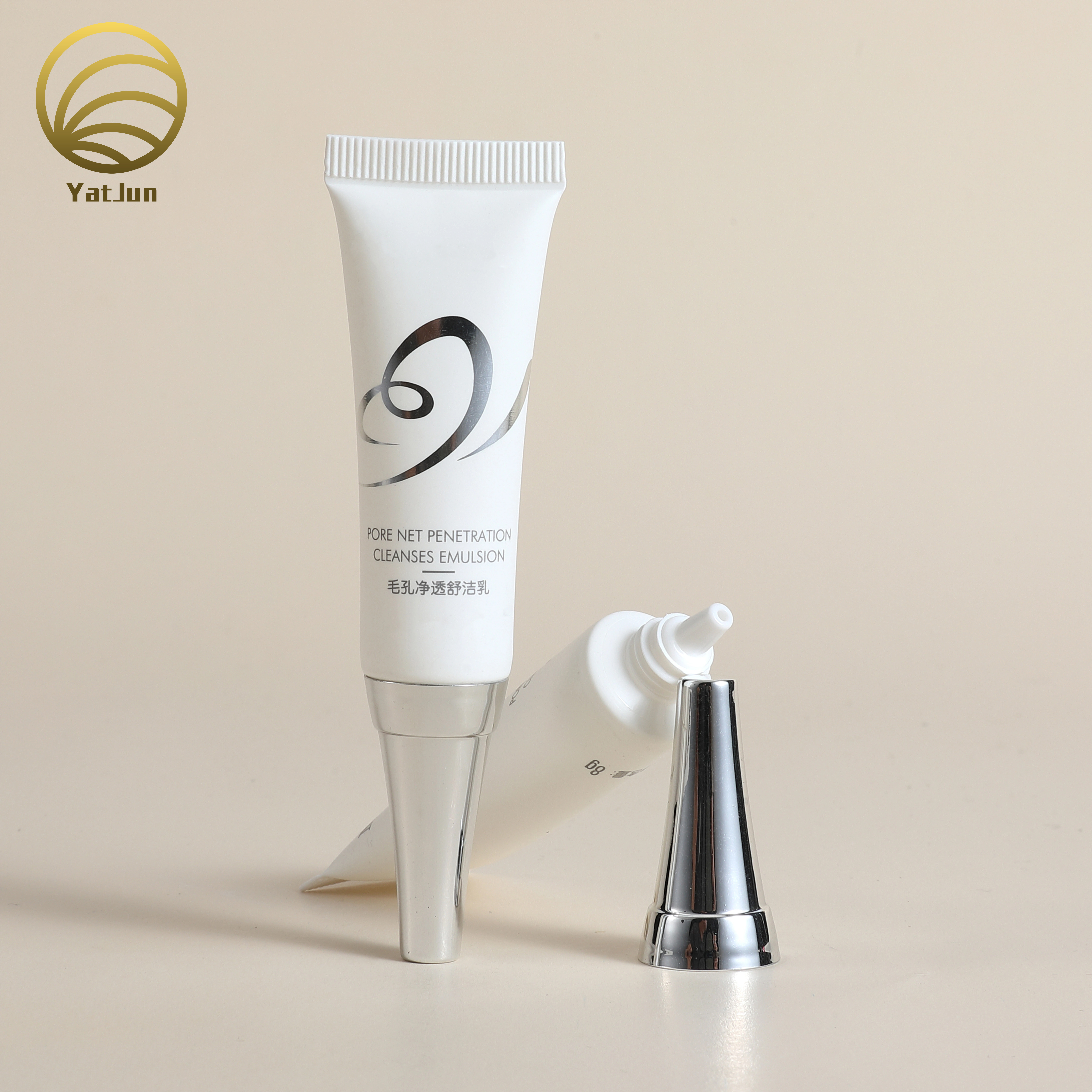Eco-Friendly Refillable Tubes – Zero-Waste PE Cosmetic Bottles with Silver Cap |Sustainable Skincare