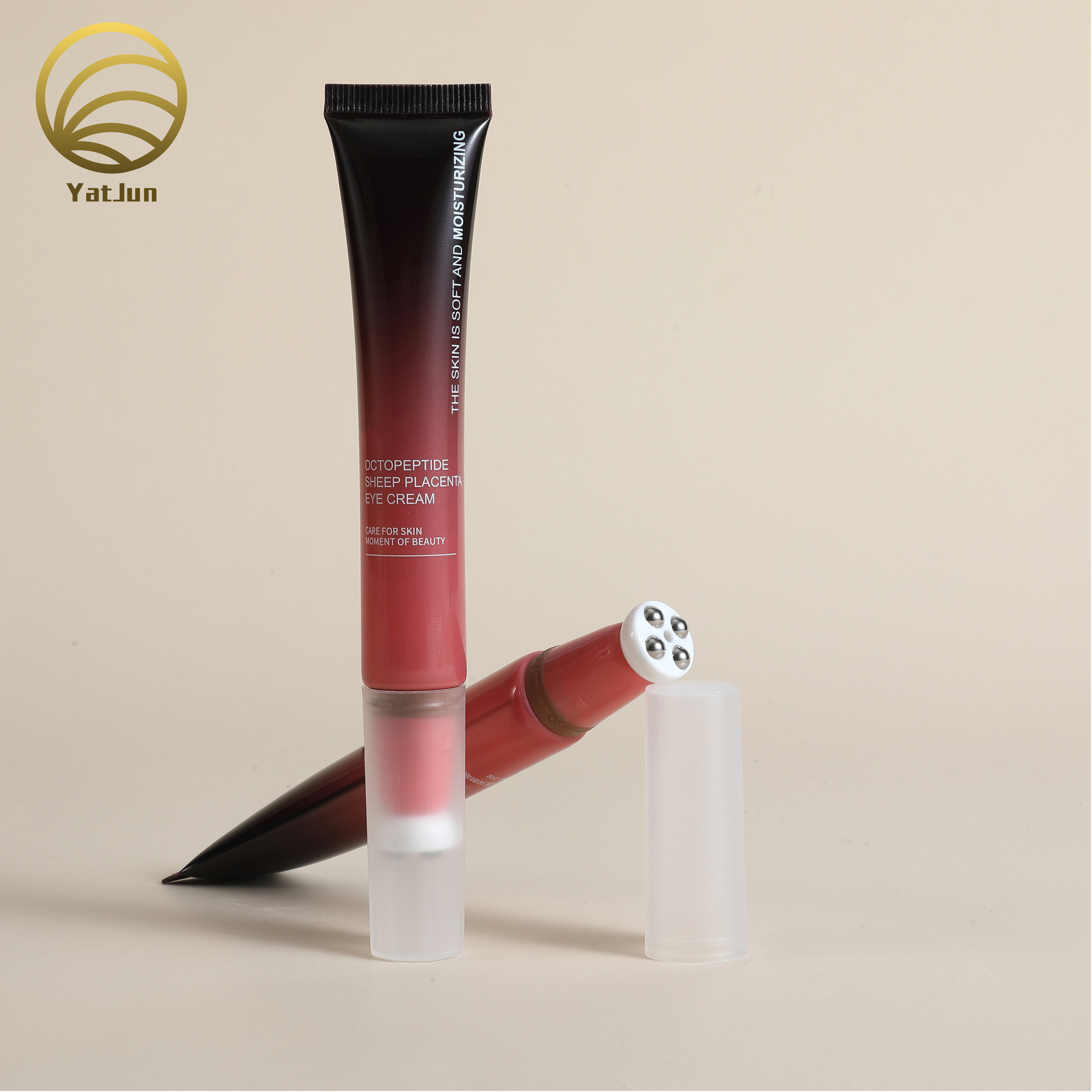 20g Triple Ball Massage Tube – Eye Cream Roller & Cosmetic Applicator |Refillable Skincare Packaging