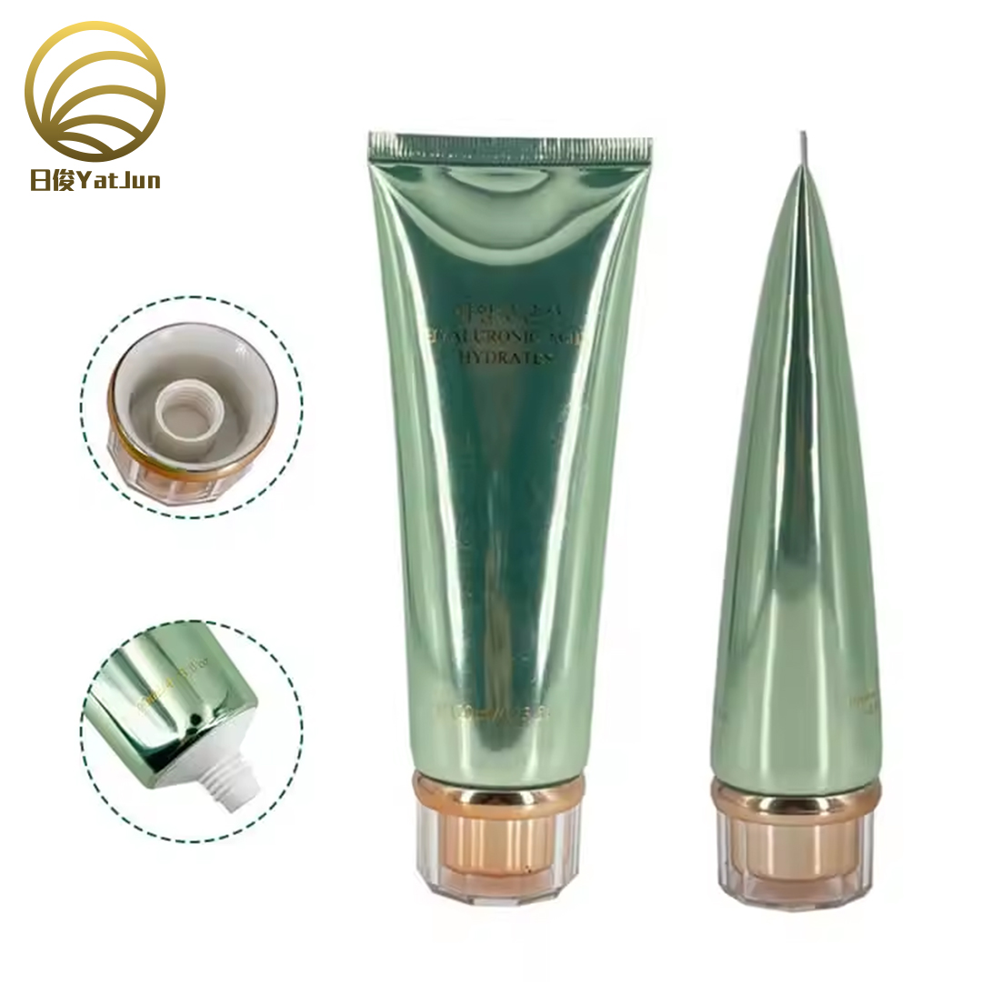 100ml facial clean aluminum Laminated plastic tube packaging with acrylic screw capOEM/Private Label