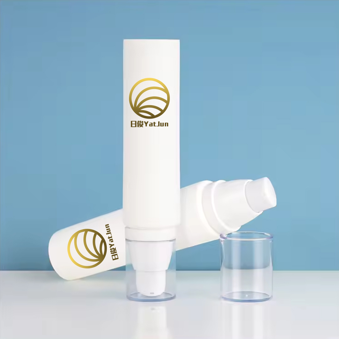 PE Press-Type Pump Bottle – Airless Cosmetic Packaging for Serums & Lotions | OEM Available