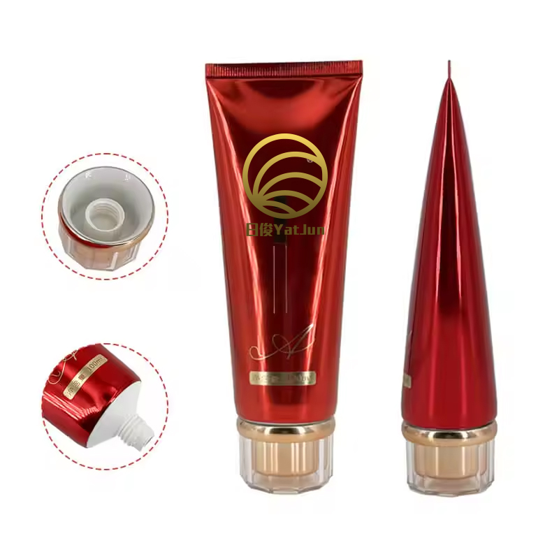 Premium 100ml Facial Wash Tube – Aluminum Laminated Plastic with Acrylic Cap | OEM/ODM