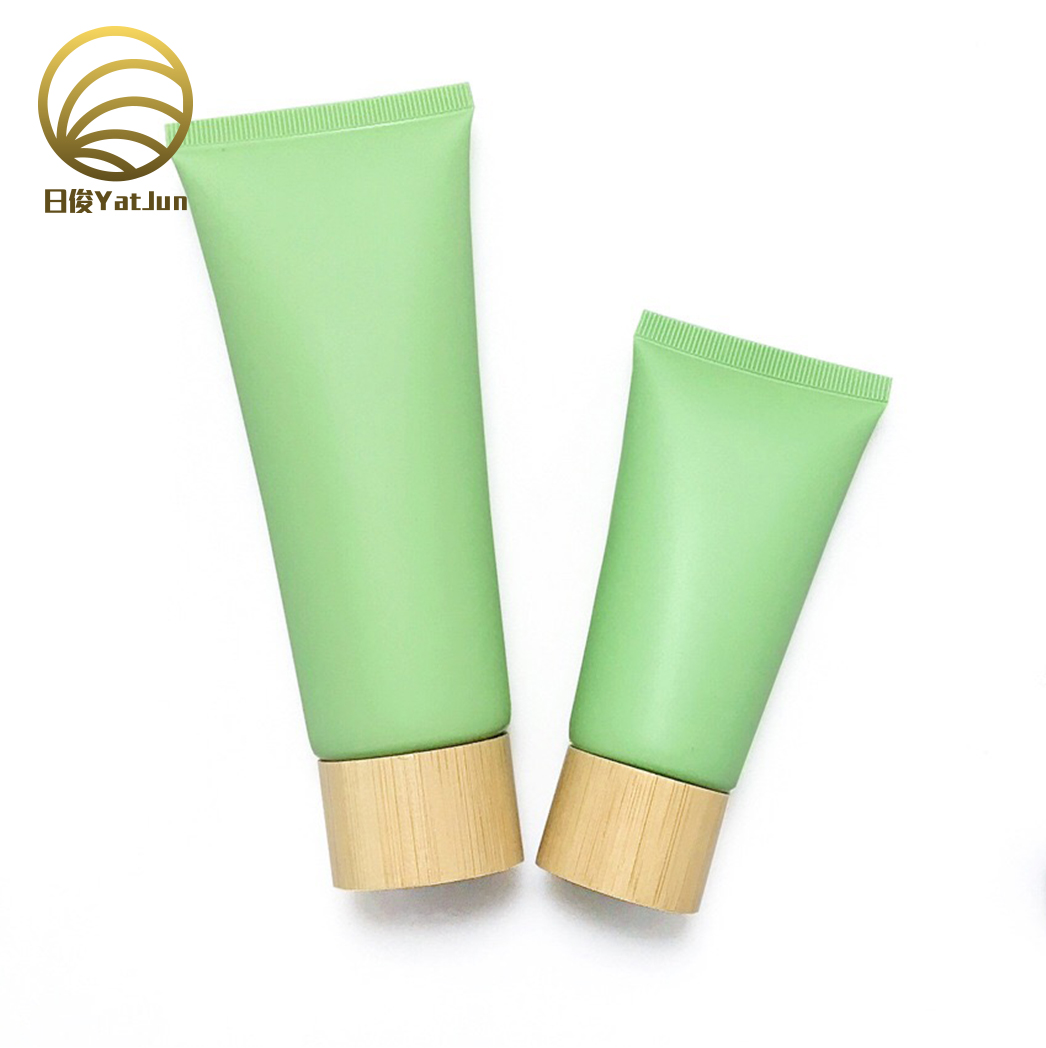 Eco-Friendly Plastic Tubes with Bamboo Caps | Sustainable Packaging Solutions