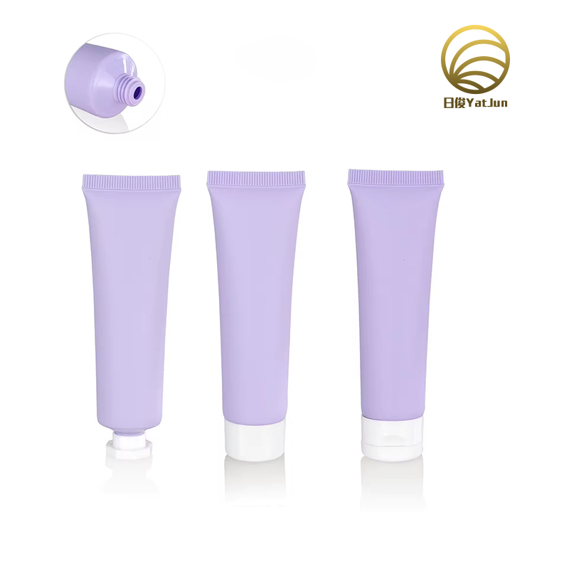 50ml Frosted Cosmetic Tube - Matte/Pearl Purple Packaging for Skincare & Hand Care Products