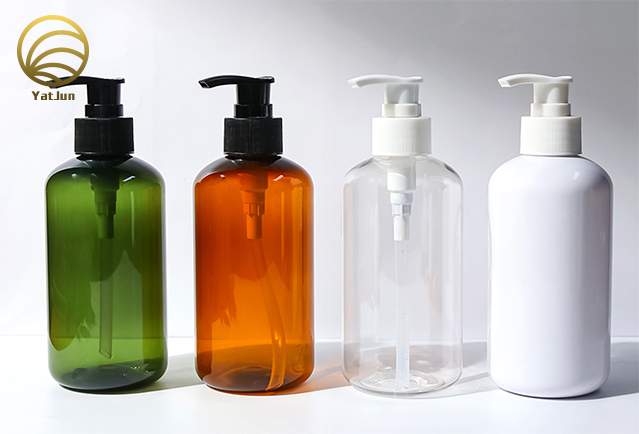 250ml & 500ml PET Pump Bottles for Shampoo, Body Wash & Hand Soap - Refillable Round Containers