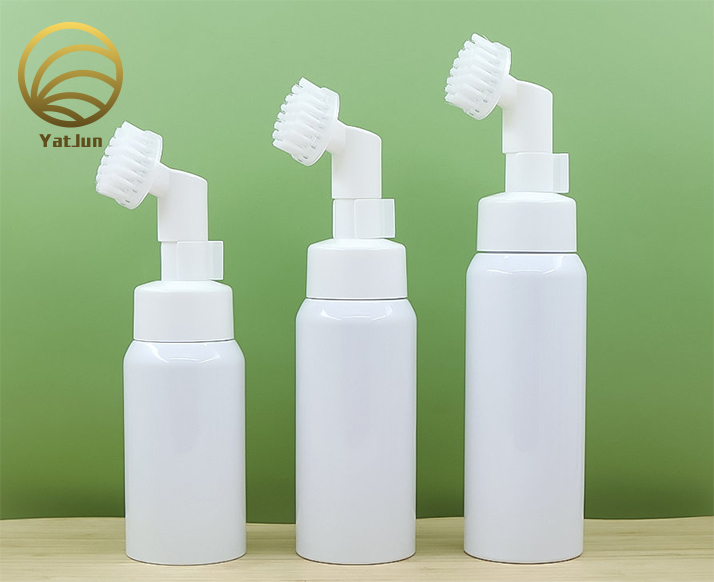 Hot Items Foam Bottle Pump- PET Plastic Bottle for Liquid Soap Hand Wash With Brush Dispenser Pump