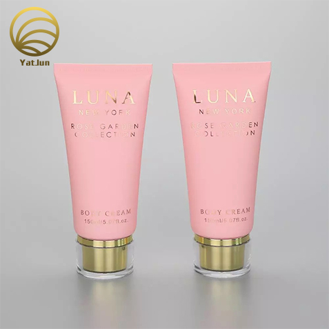 PE Facial Cleanser Tube with Acrylic Cap - Leakproof & Refillable Cosmetic Packaging (OEM/Wholesale)