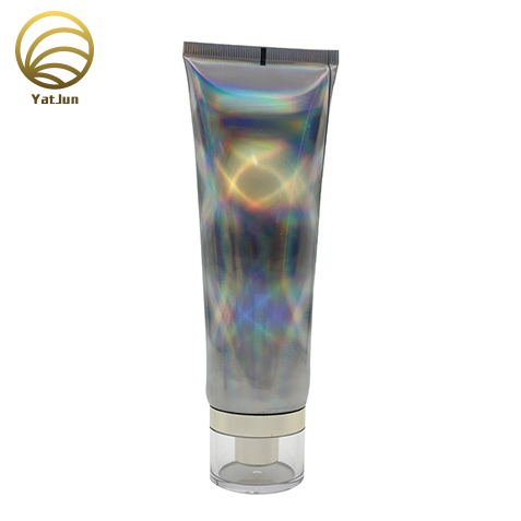 Laser Silver Aluminum-Plastic Tubes–Customizable Cosmetic Packaging for Cleansers&Face Wash (OEM）