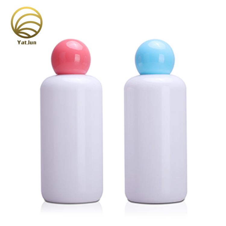 Luxury Flock-Coated Round-Shoulder PET Bottles|Screw-Neck Refillable Containers for Skincare & Hair