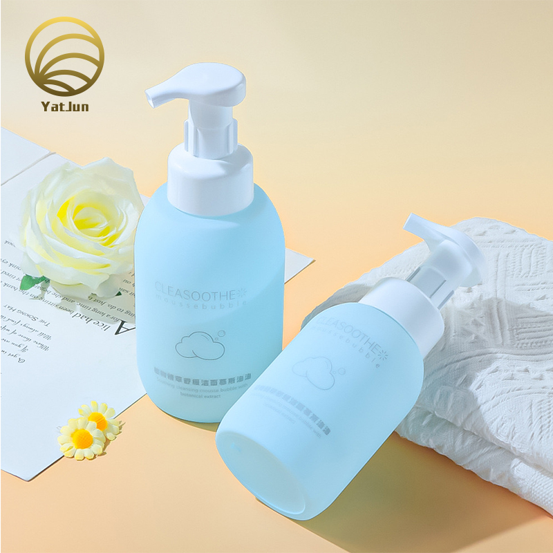 300ml/500ml Facial Wash Foam Pump Bottle | Premium PET/PP Material | Factory Direct Price 
