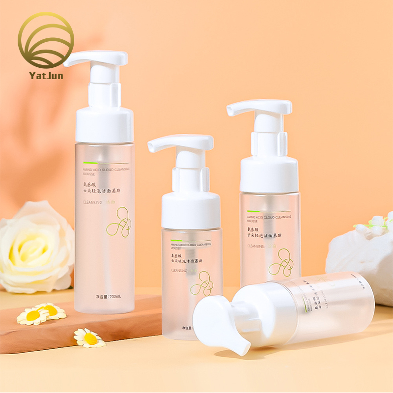 100ml-200ml Facial Wash Foam Pump Bottle | Rich Lather Dispenser | Premium PET/PP Material 