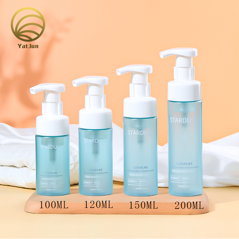 100ml-200ml Facial Wash Foam Pump Bottle | Rich Lather Dispenser | Premium PET/PP Material 