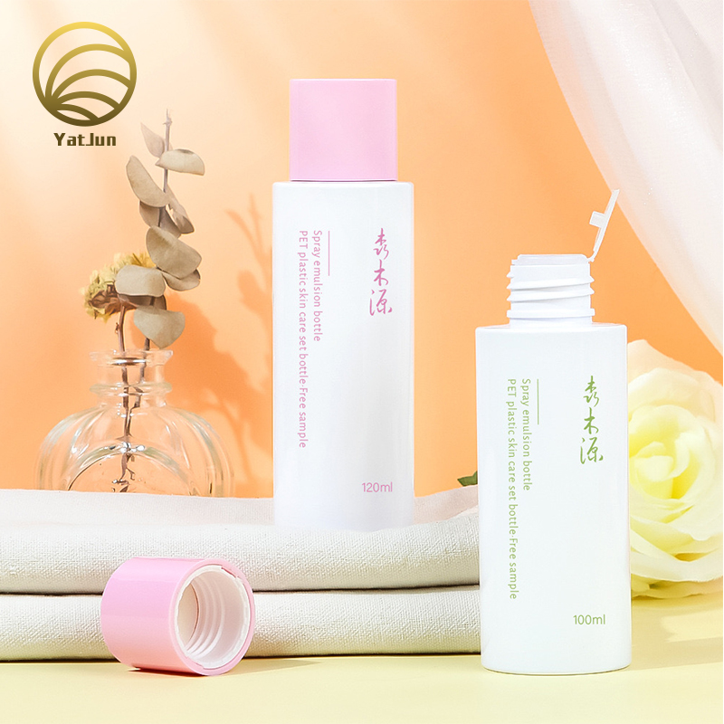 60ml-150ml PET Toner Bottle with Screw Cap | OEM Manufacturer | Custom Logo & Low MOQ