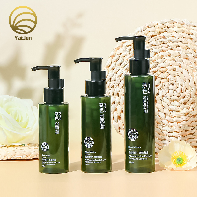 60ml-150ml Makeup Remover Oil Bottle | Luxury PET/Dropper Bottle | OEM Private Label & Low MOQ