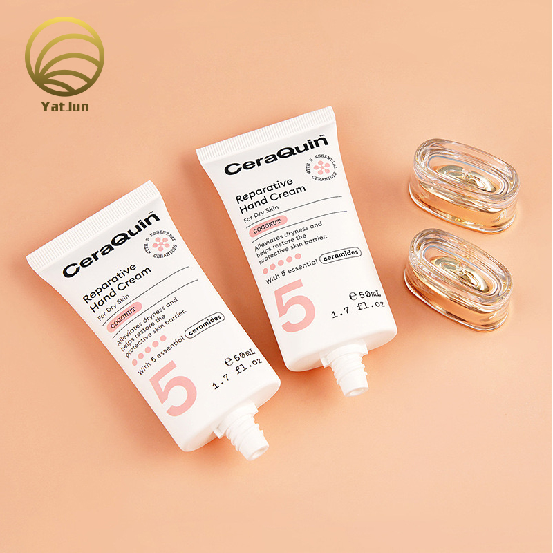 50ml Oval Tube with Acrylic Cap | Luxury Cosmetic Packaging | OEM/Private Label Service