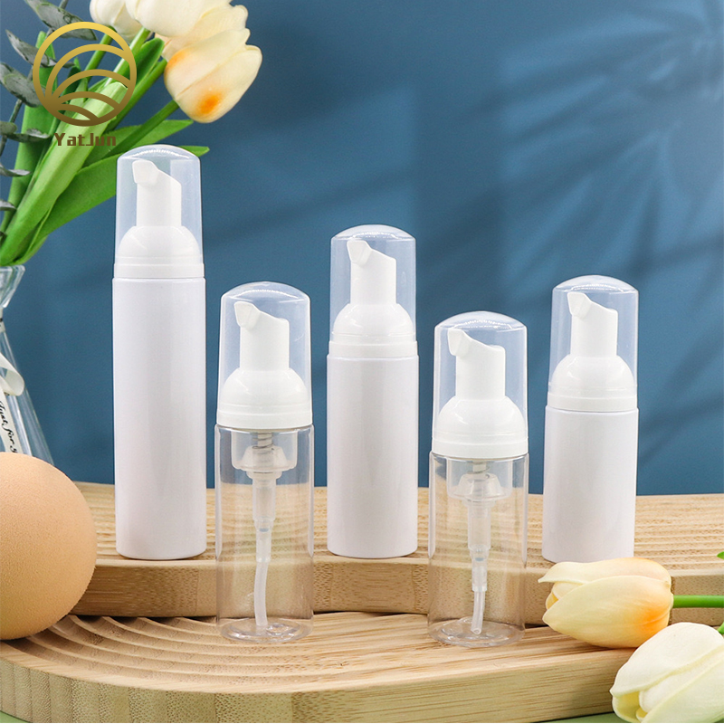 White Foam Pump Bottles (40ml-100ml) - For Hand Soap, Shampoo & Facial Cleanser | Custom Logo