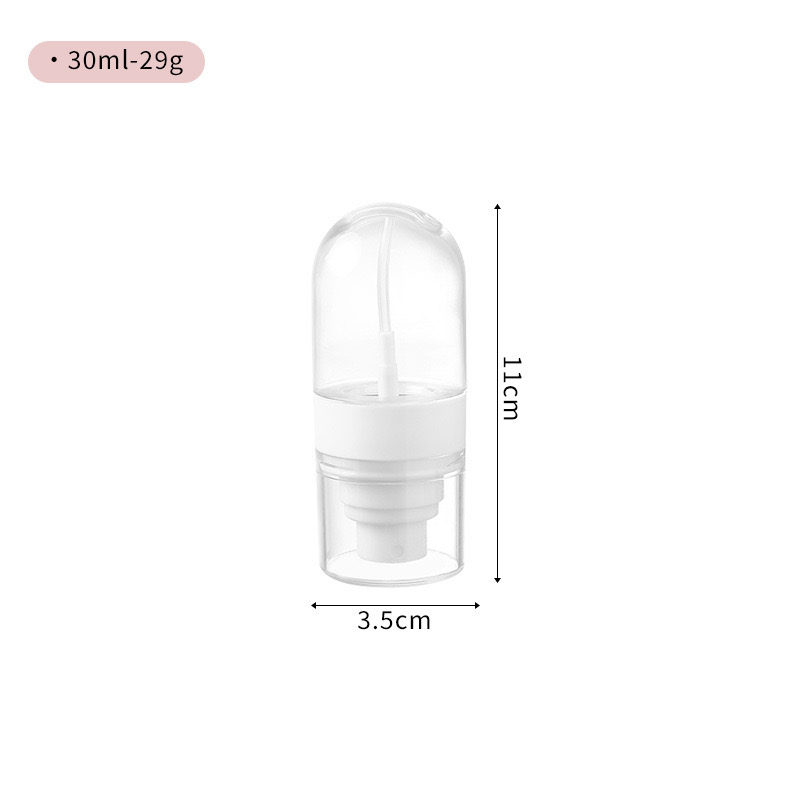 30ml/50ml/100ml PET Round Spray Lotion Bottle | Cosmetic & Skincare Packaging | OEM Service