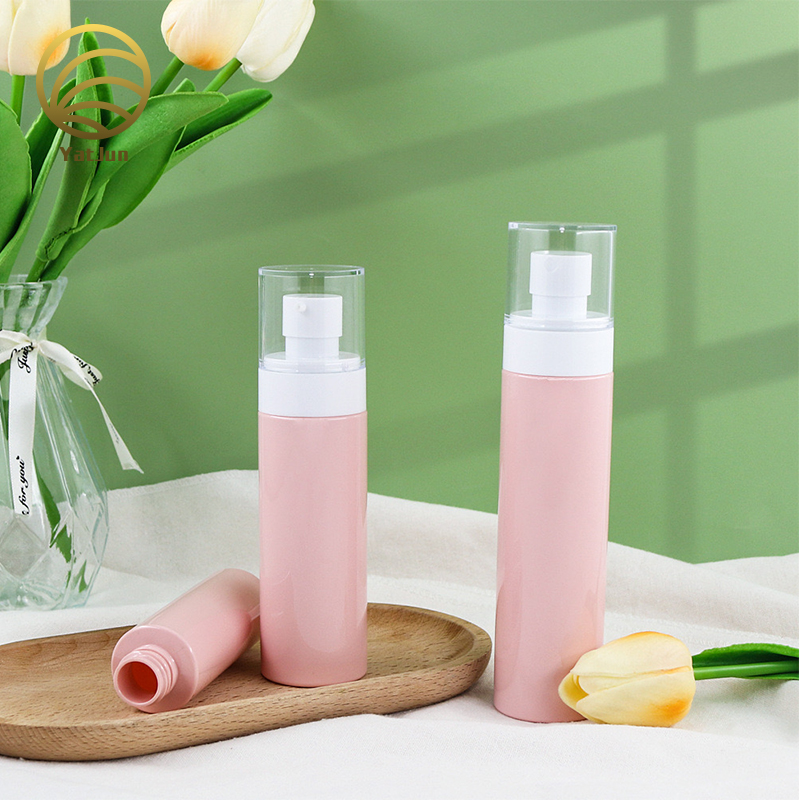 Wholesale Pink Spray Bottles 30ml/40ml/50ml/60ml/80ml - PET Lotion Pump Containers | Factory Price