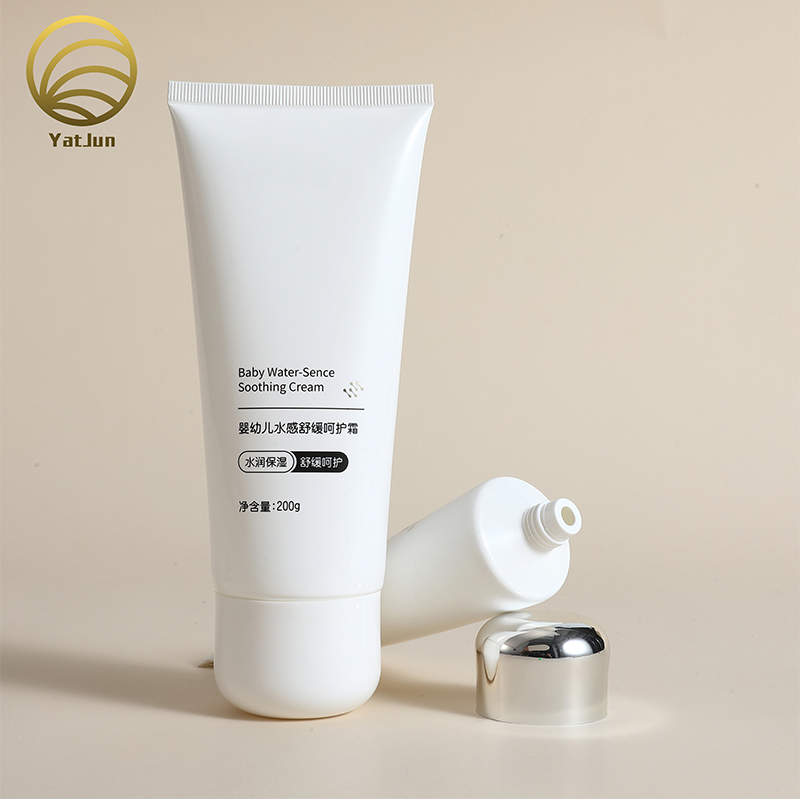 Premium 200g Milky-White Tubes for Moisturizers & Body Lotions-Custom Logo Printing | Factory Direct