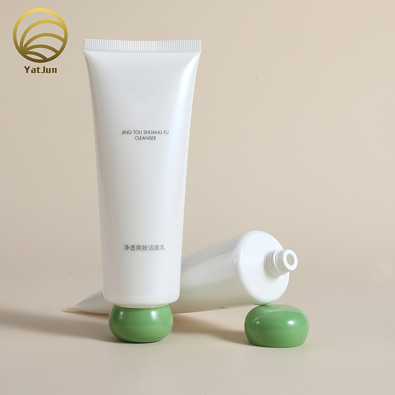 Matte White Cosmetic Tubes for Face Wash & Body Lotion - Custom Logo Printing|Factory Direct Pricing