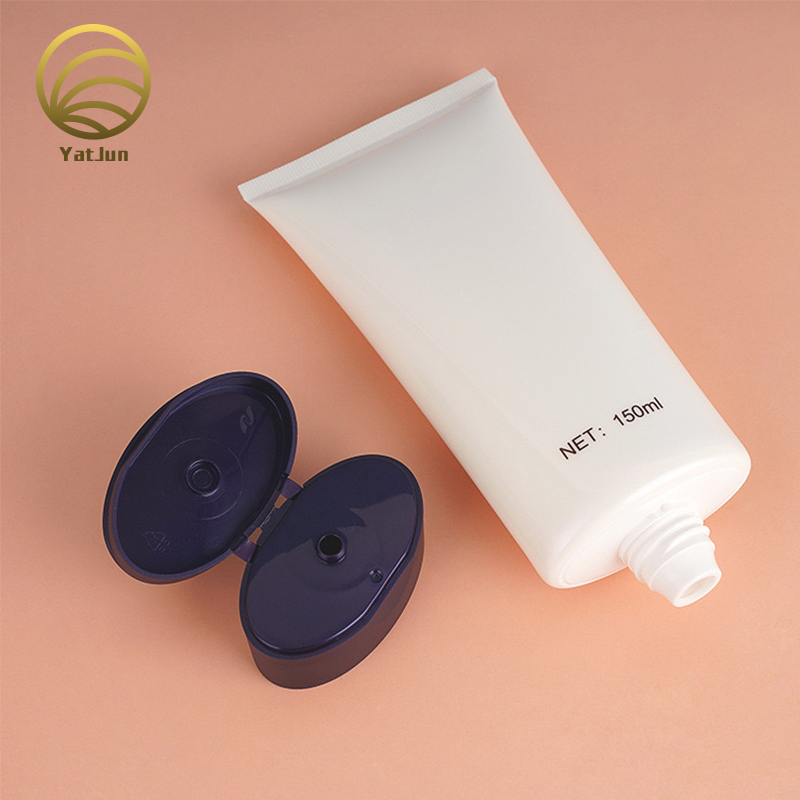 150ml Oval Cosmetic Tube with Flip-Top Cap | Leakproof Lotion Packaging | OEM Private Label