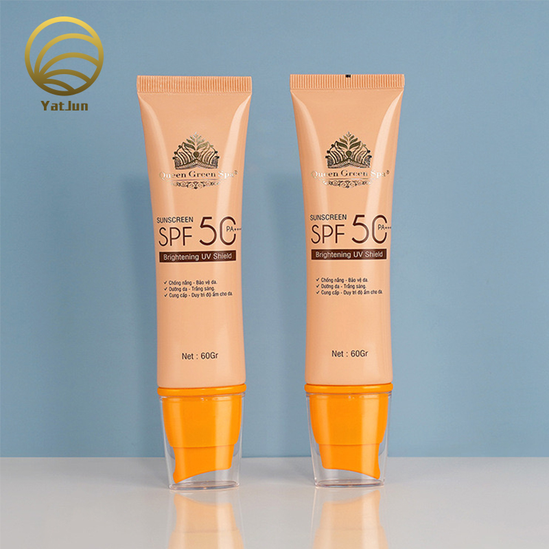 60ml Empty Travel-Size Sunscreen Tube | Leakproof SPF Packaging | OEM Private Label Service