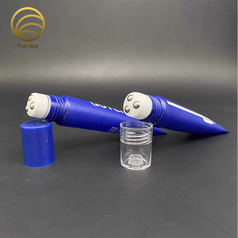 10ml/15g/20ml Eye Cream Tube with Steel Ball Applicator | Cooling Massage Packaging | OEM Service